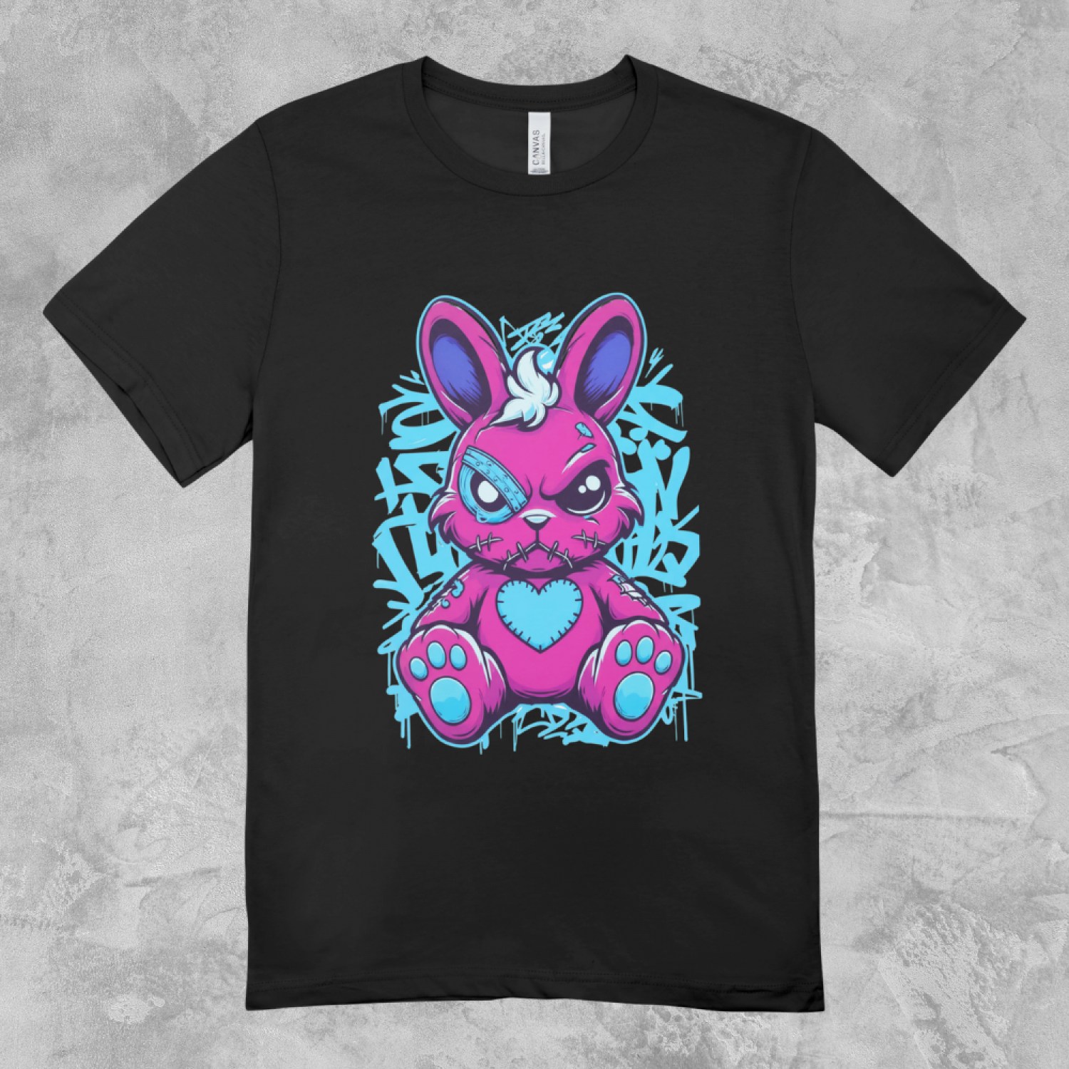 Kaos Distro Pria Wanita Street Rabbit